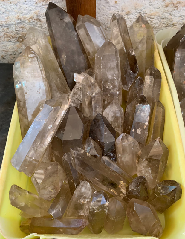 Natural Smoky Quartz Crystals 